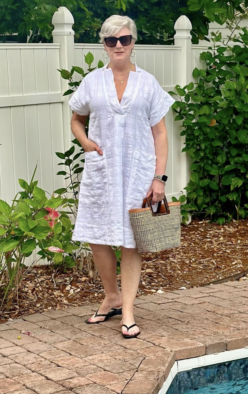 Girls Weekend Getaway linen dress